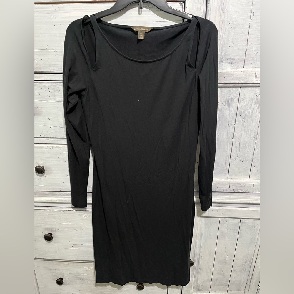 Elegant Black Long Sleeve Dress